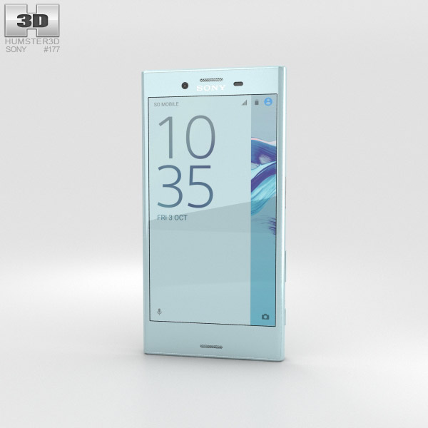 Sony Xperia X Compact Mist Blue 3D model