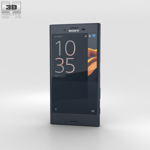 Sony Xperia X Compact Universe Noir Modèle 3D