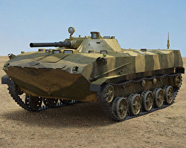 BMD-1 Panzer 3D-Modell