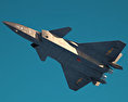 J-20 戦闘機 3Dモデル