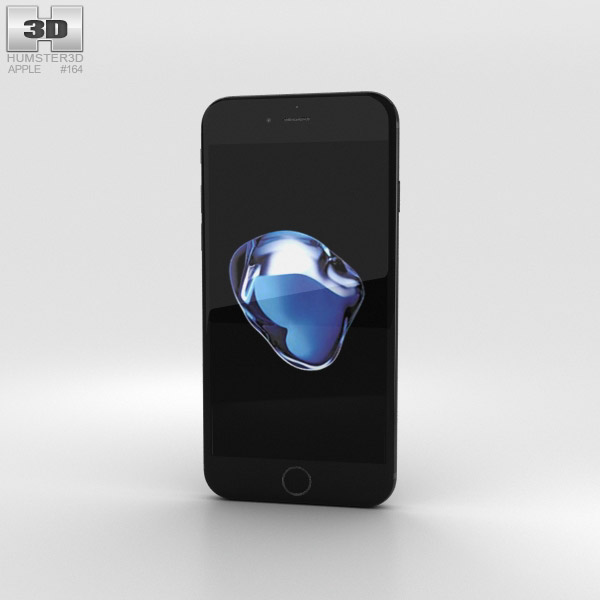 Apple iPhone 7 Jet Black 3D model