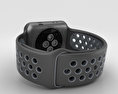 Apple Watch Nike+ 42mm Space Gray Aluminum Case Black/Cool Nike Sport Band 3d model