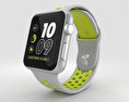 Apple Watch Nike+ 42mm Silver Aluminum Case Flat Silver/Volt Nike Sport Band 3D模型