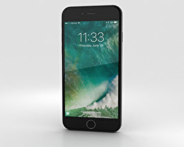 Apple iPhone 7 黑色的 3D模型