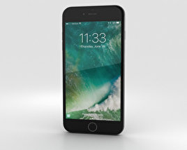 Apple iPhone 7 Plus Noir Modèle 3D