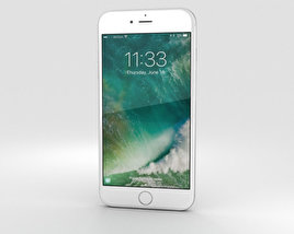 Apple iPhone 7 Plus Silver Modèle 3D
