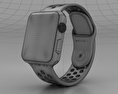 Apple Watch Nike+ 38mm Space Gray Aluminum Case Black/Volt Nike Sport Band 3d model