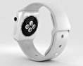Apple Watch Edition Series 2 38mm White Ceramic Case Cloud Sport Band 3d model