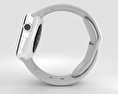 Apple Watch Edition Series 2 38mm White Ceramic Case Cloud Sport Band 3d model