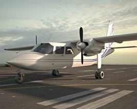 Britten-Norman BN-2 Islander 3D model