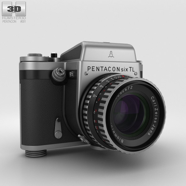 Pentacon Six TL 3D 모델 