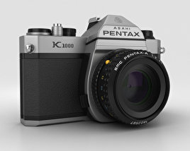 Pentax K1000 3Dモデル