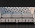 Chesterfield Couch Free 3D model
