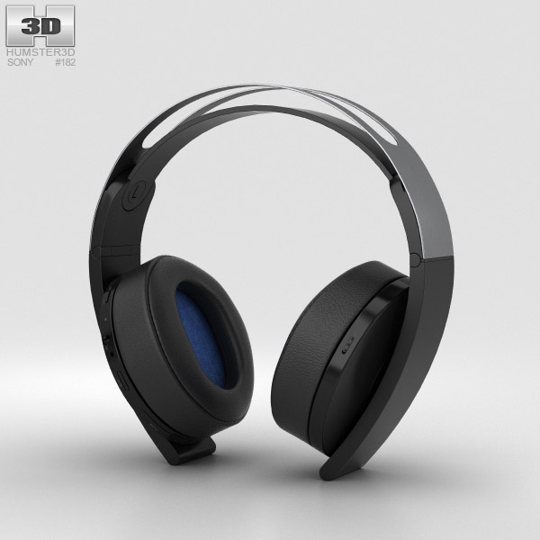 Sony PlayStation 4 Platinum Wireless Headset 3D model