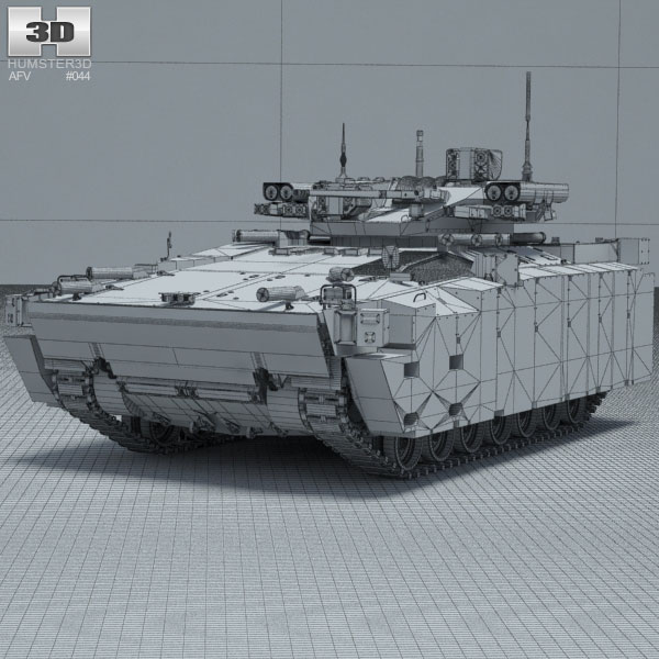 Kurganets-25 IFV 3D model - Military on Hum3D