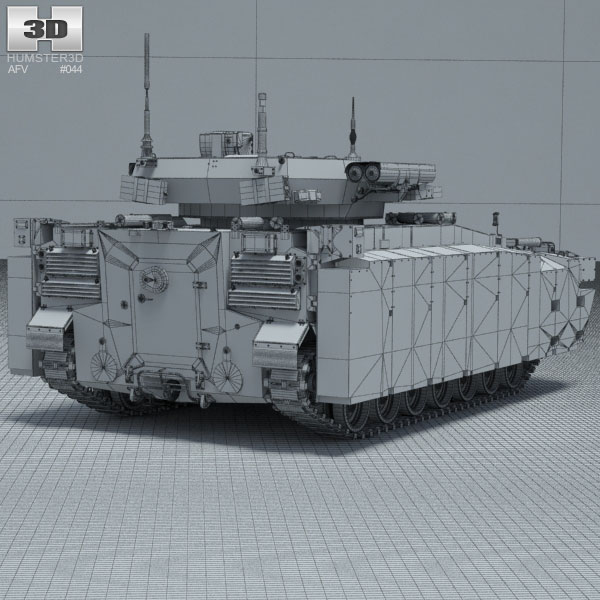 Kurganets-25 IFV 3D model - Military on Hum3D