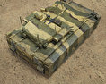 庫爾干人-25裝甲車 3D模型 顶视图
