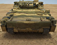 庫爾干人-25裝甲車 3D模型 正面图