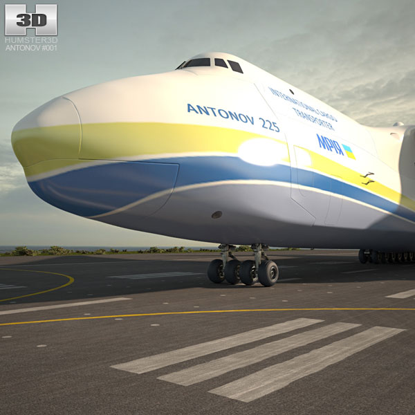 Antonov An-225 Mriya 3D модель