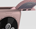 Apple Watch Series 2 38mm Rose Gold Aluminum Case Pink Blue Woven Nylon 3d model