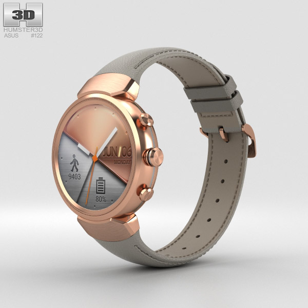 Asus Zenwatch 3 Rose Gold 3D model