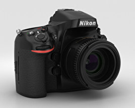 Nikon D800 3D model