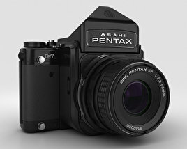 Pentax 6x7 3Dモデル