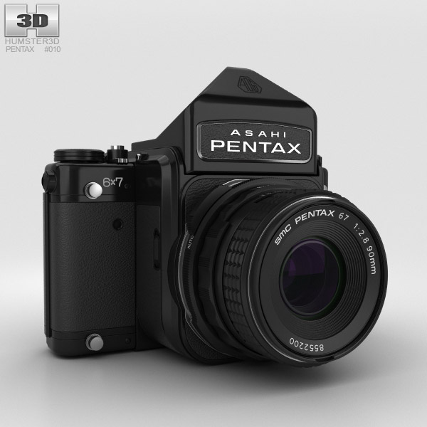 Pentax 6x7 3D model