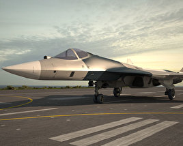 Su-57 3Dモデル