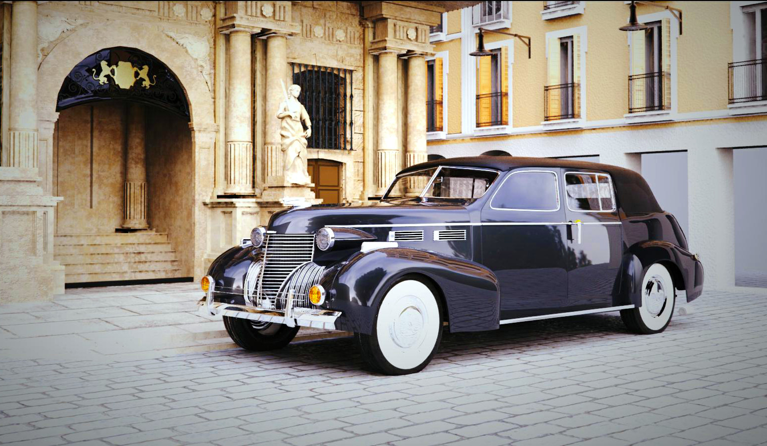A classic wedding car WIP