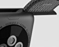 Apple Watch Series 2 42mm Space Gray Aluminum Case Black Woven Nylon Modelo 3D