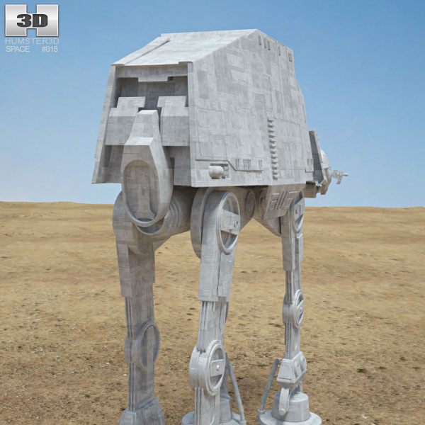 AT-AT Walker 3D model - Spacecraft on Hum3D