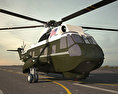 Marine One Sikorsky VH-3D Sea King 3D 모델 