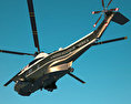 Marine One Sikorsky VH-3D Sea King 3d model