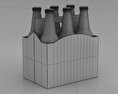 Papierpackung Bierträger 3D-Modell