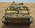 BMP-3 3d model front view