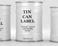Tin Can Set 3d model