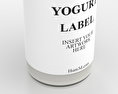 Yogurt Bottle 3d model