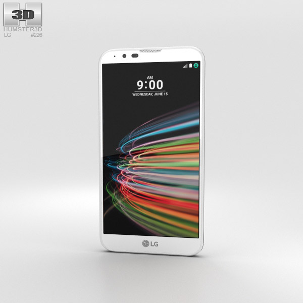 LG X Mach White 3D model