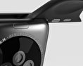 Apple Watch Series 2 38mm Space Black Stainless Steel Case Black Sport Band 3d model