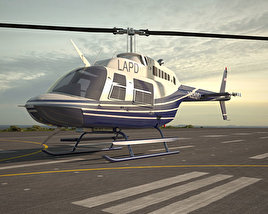 Bell 206 3D model