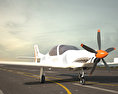 Grob G 120TP Aerobatic aircraft 3d model