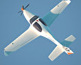 Grob G 120TP Aerobatic aircraft 3d model