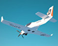 Grob G 120TP Aerobatic aircraft 3D 모델 