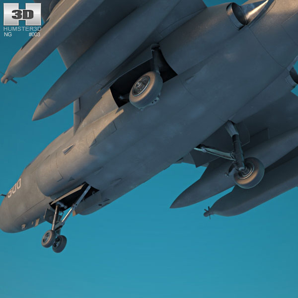 Northrop Grumman EA-6B Prowler 3D model - Aircraft on Hum3D