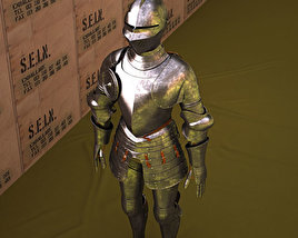 Knight armor 3D model