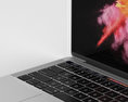 Apple MacBook Pro 13 inch (2016) with Touch Bar Silver 3D 모델 
