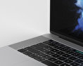 Apple MacBook Pro 15 inch (2016) Silver Modello 3D