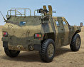 輕裝甲機動車 3D模型 后视图