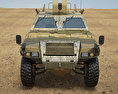 軽装甲機動車 3Dモデル front view